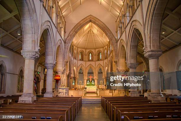 st. andrew's cathedral - cathedral of the most blessed sacrament stock pictures, royalty-free photos & images