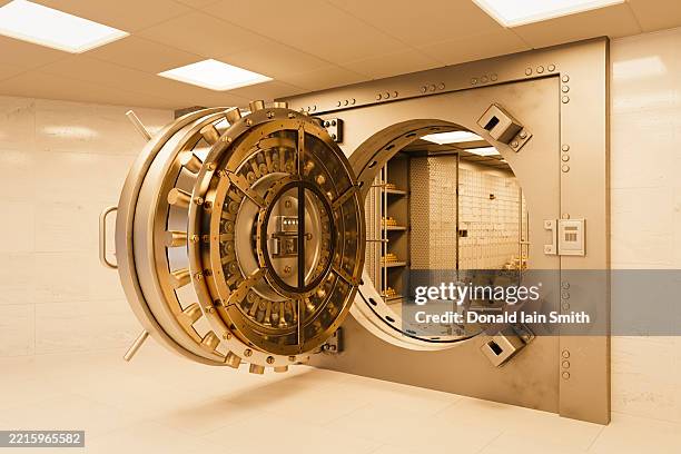 bank vault series - cofre imagens e fotografias de stock