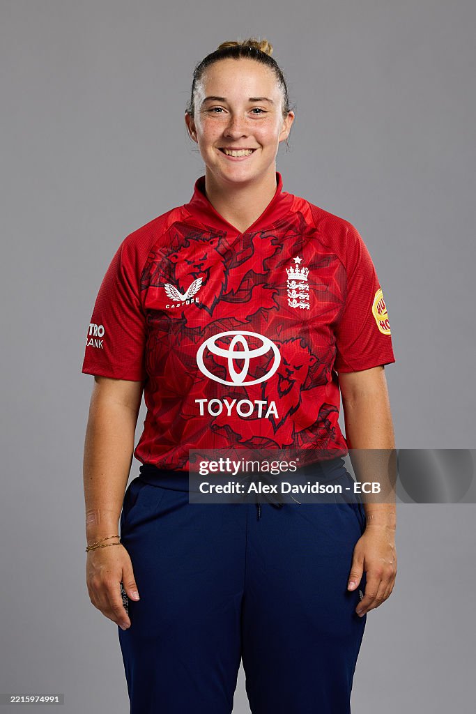 Capsey Alice Capsey of England poses for a portrait during the England Women ...