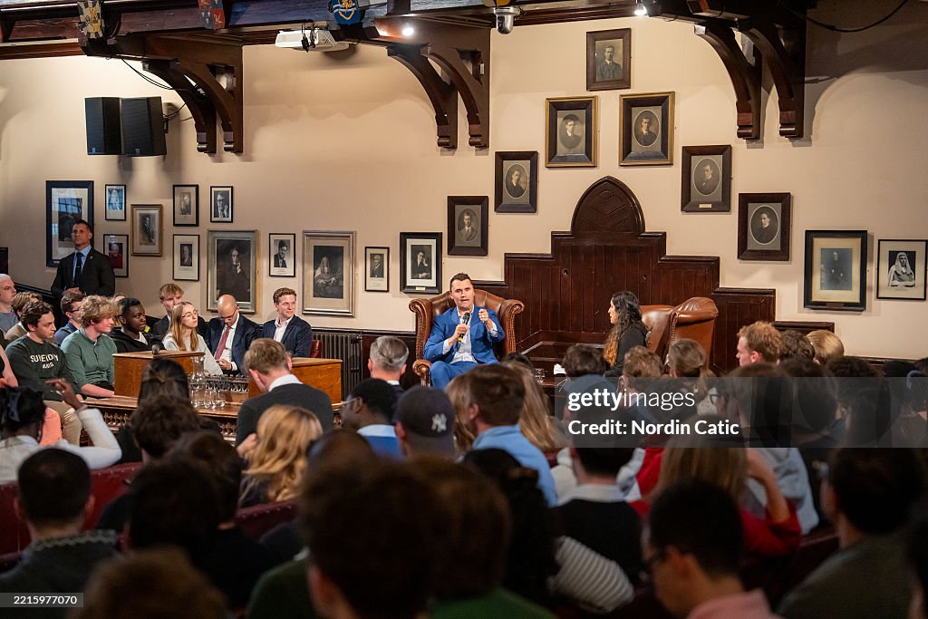 Charlie Kirk Speaks At The Cambridge Union