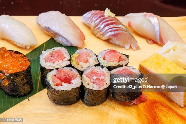 lunch sushi platter plate. - reishu stock pictures, royalty-free photos & images