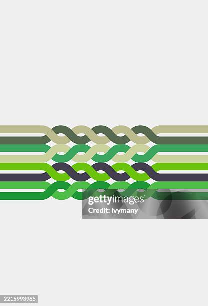 abstract wave stripe twist knot pattern design background - twisted cable vector stock illustrations