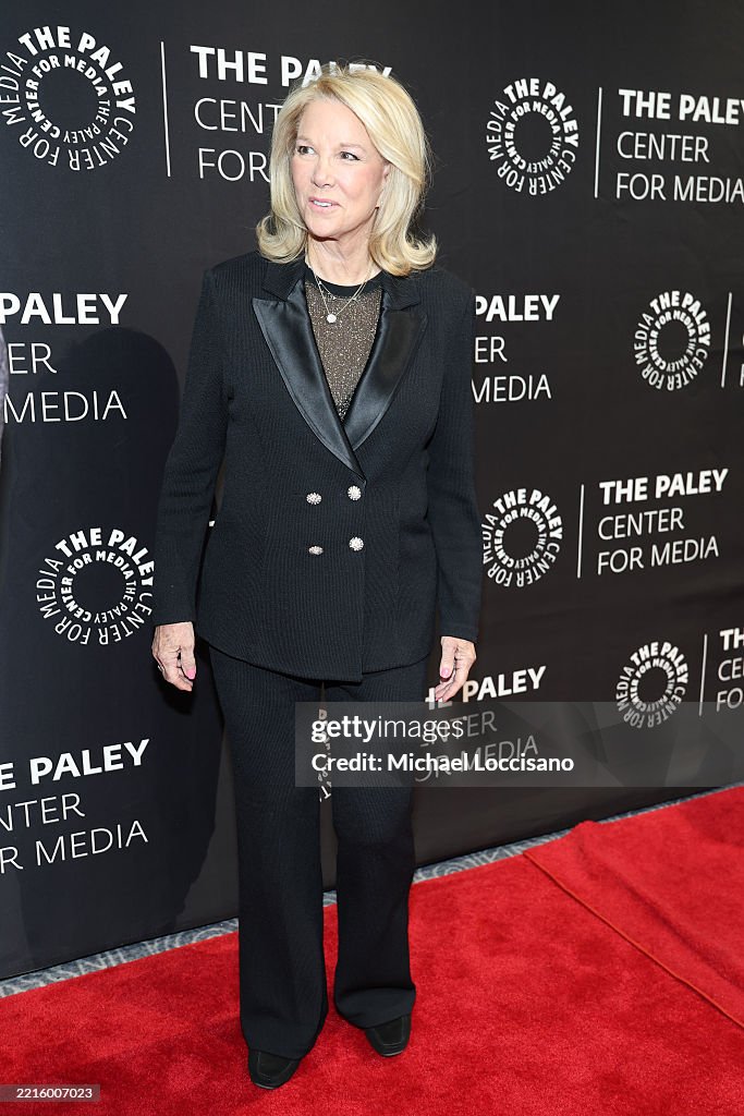 Paleey Joan Lunden attends the 2025 Paley Honors at The Ziegfeld Ballroom on ...