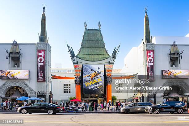 General view of movie-goers attending a showing of the new Tom Cruise film 'Mission: Impossible The Final Reckoning' in IMAX at the TCL Chinese...