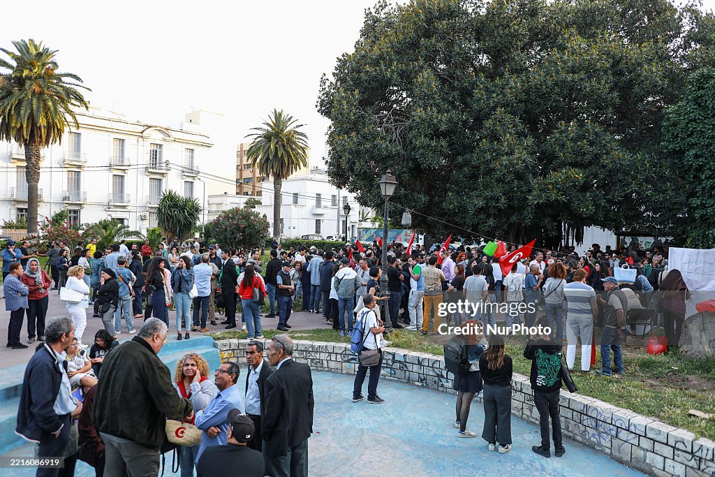 Symbolic Visiting Room In Solidarity With Ahmed Souab In Tunis