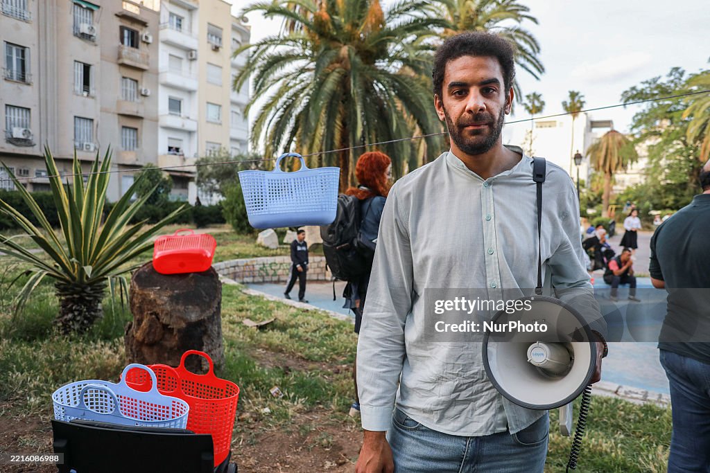 Symbolic Visiting Room In Solidarity With Ahmed Souab In Tunis