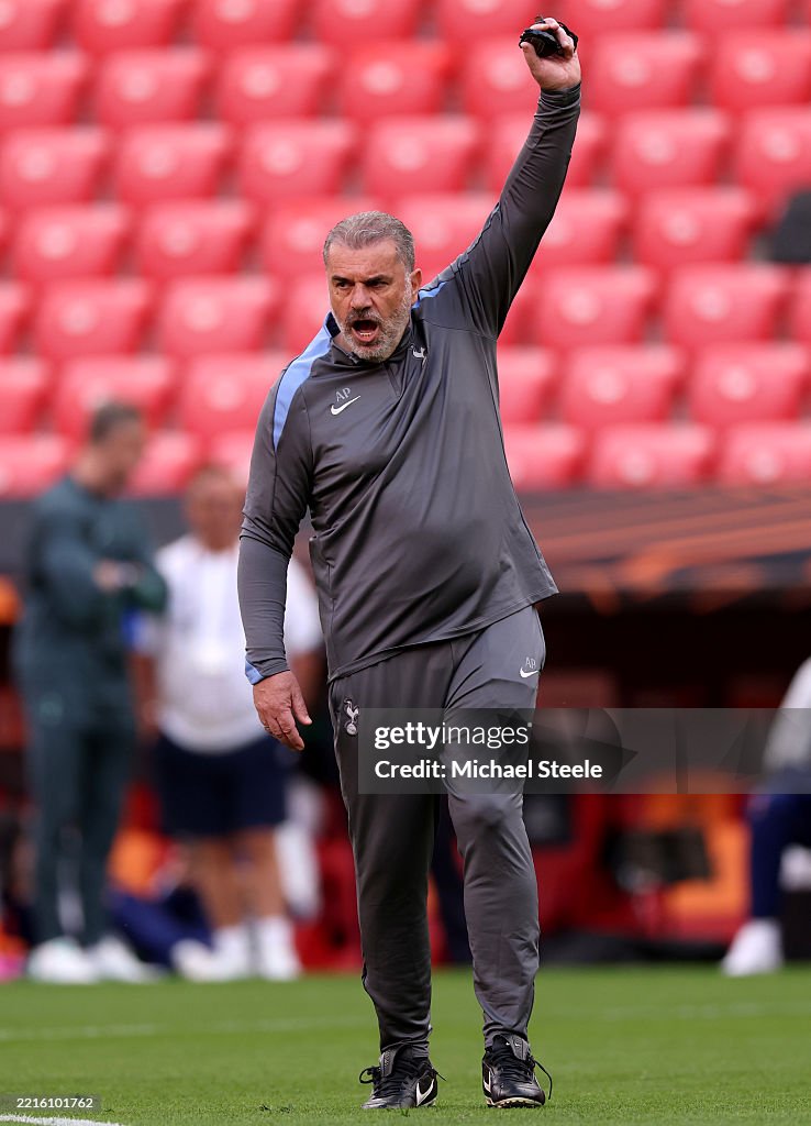 Tottenham Hotspur Training Session And Press Conference - UEFA Europa League Final 2025