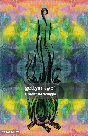 Psychedelic fire Psychedelic fire