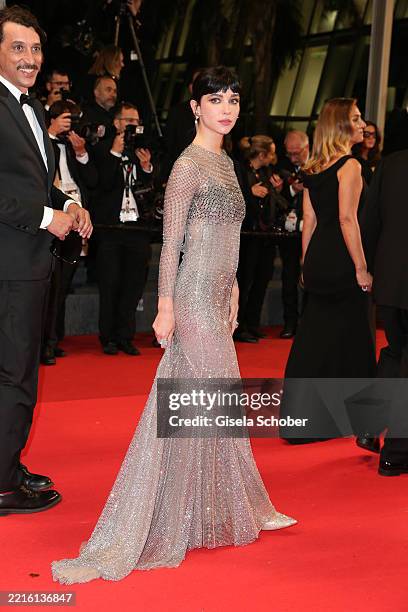 Matilda De Angelis attends the "Fuori" red carpet at the 78th annual Cannes Film Festival at Palais des Festivals on May 20, 2025 in Cannes, France.