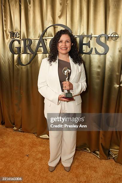 Eulimar Núñez attends the Alliance for Women in Media Foundation's 50th Annual Gracie Awards at the Beverly Wilshire, a Four Seasons Hotel on May 20,...