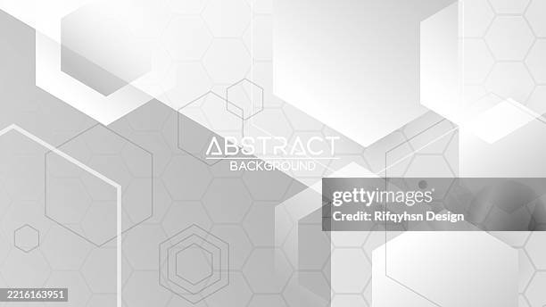 abstract modern hexagonal background design. geometric hexagon pattern. abstract background with hexagons. honeycomb, science and technology - black hexagon pattern stock illustrations