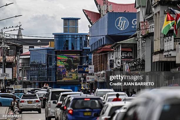 View of a street in Paramaribo, taken on May 24, 2025.