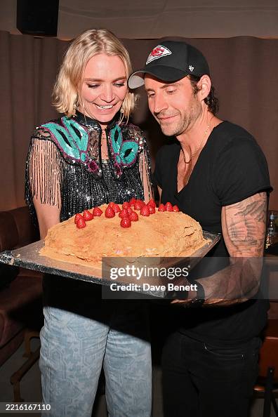 Joseph Bates Riverside Jodie Kidd and Joseph Bates attend Joseph Bates' 40th Birthday at MR ...