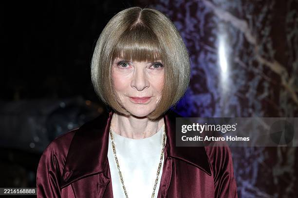 Anna Wintour attends The Gordon Parks Foundation Awards Dinner and Auction 2025 at Cipriani 42nd Street on May 20, 2025 in New York City.