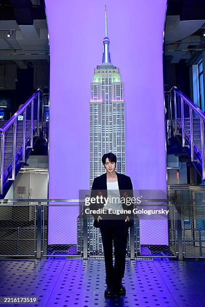 BTS's Jin Celebrates New Album with Iconic Empire State Building Light Show