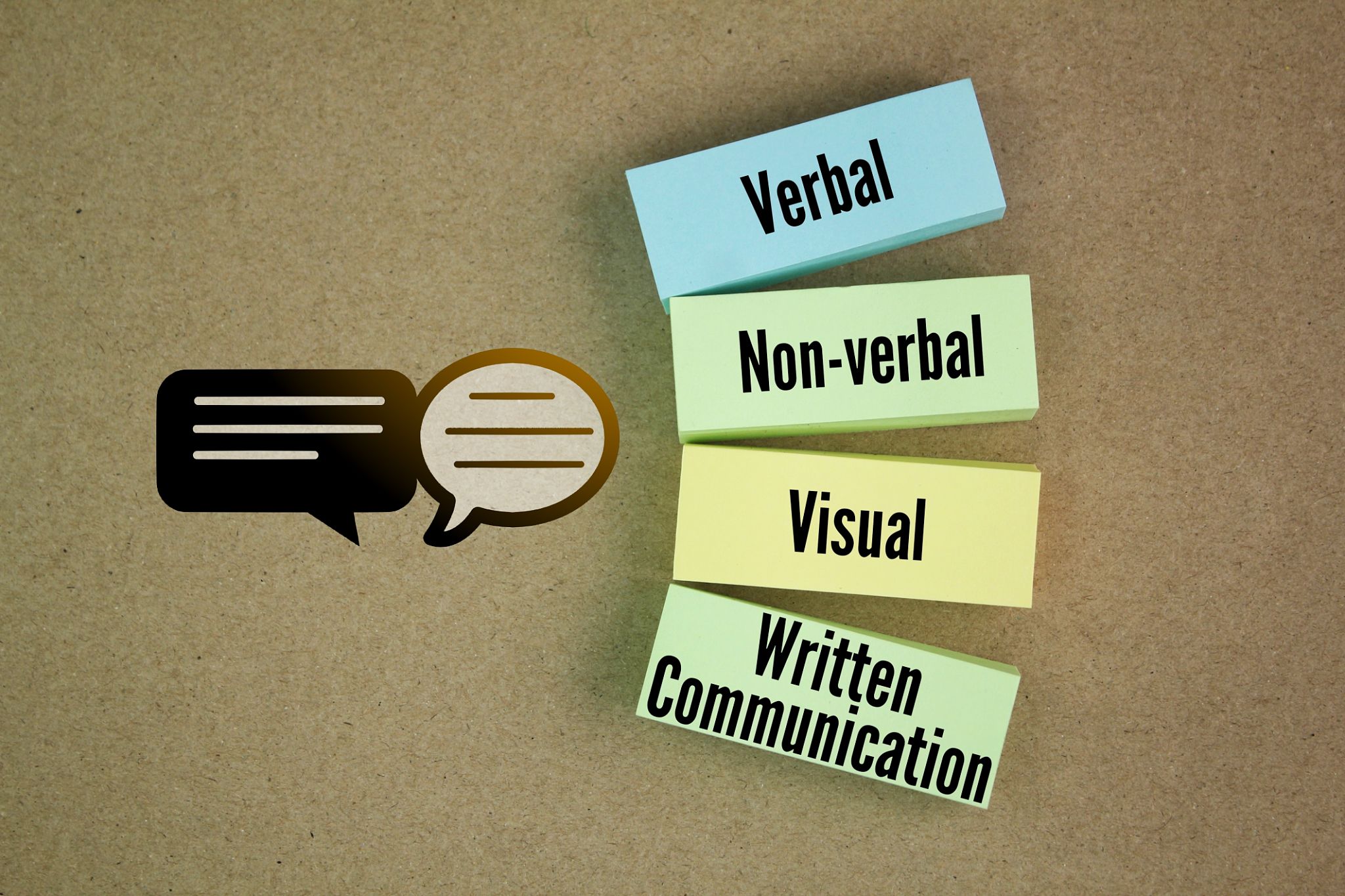 What are the 4 types of communication skills? verbal, non-verbal, visual and written communication. What are the 4 types of communication skills? verbal, non-verbal, visual and written communication.