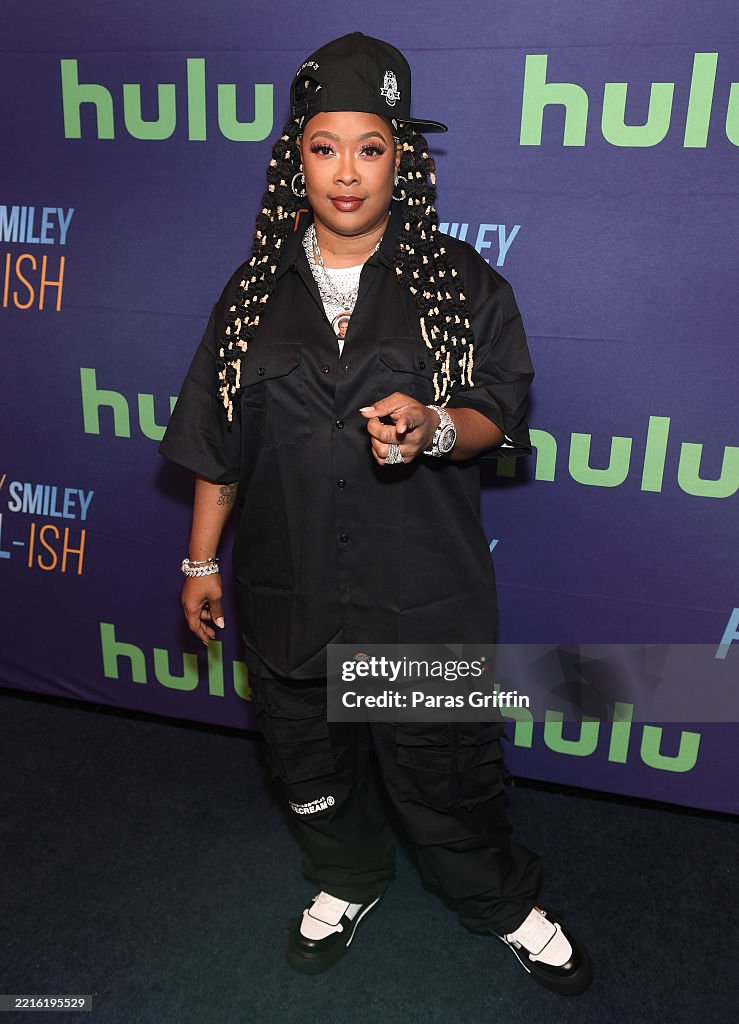 2 Smiley The Rapper Rapper Da Brat attends the Atlanta premiere of Ricky Smiley's... News ...