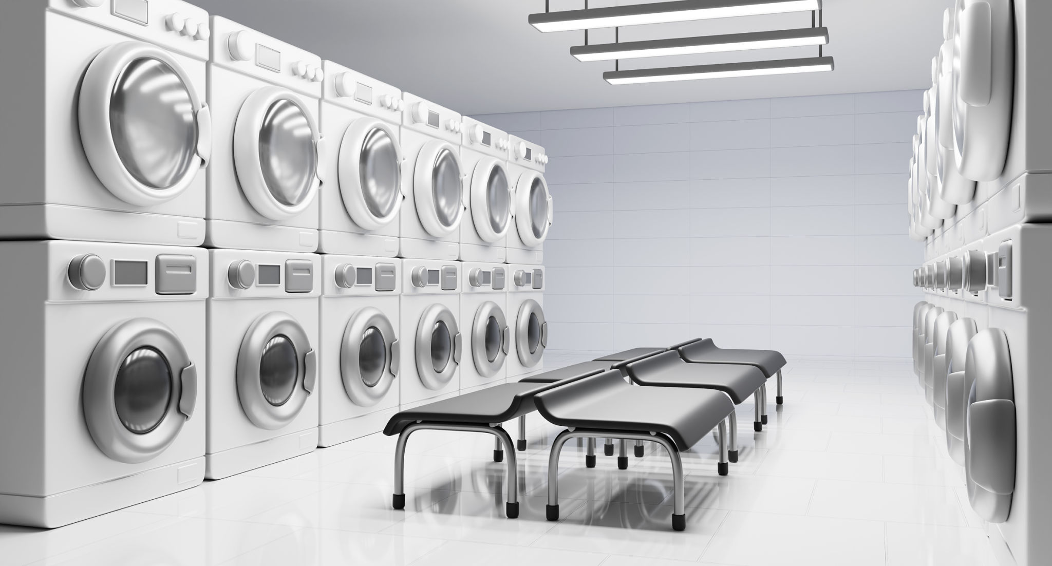 laundromat interior