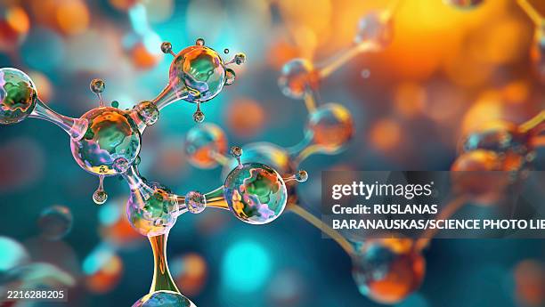 molecules, illustration - atom stock illustrations