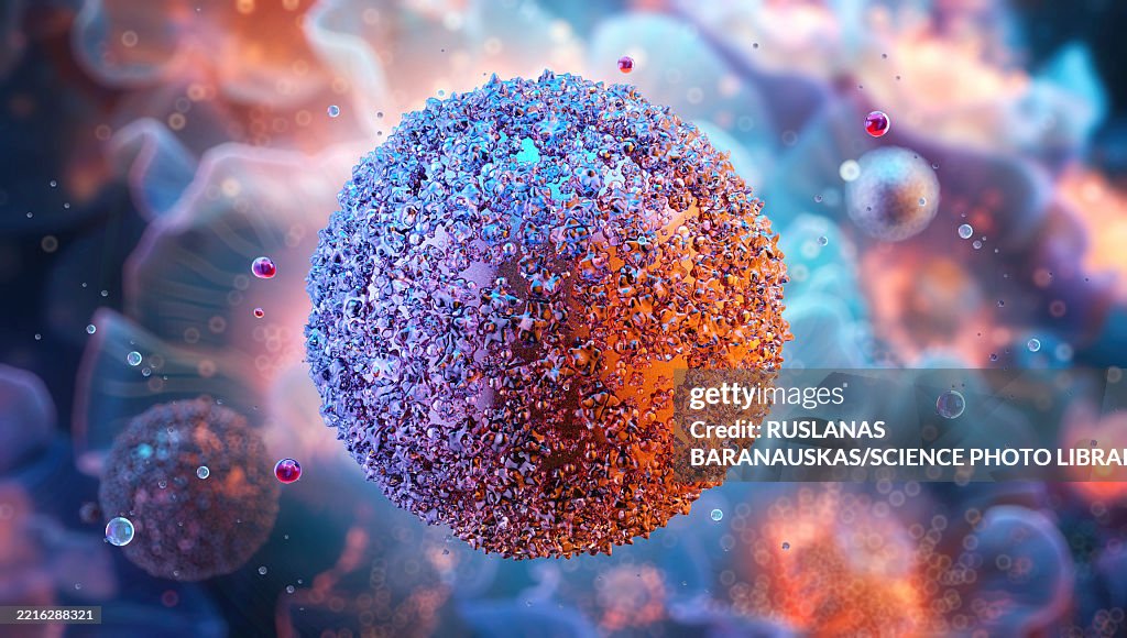 Mycoplasma bacterium, illustration