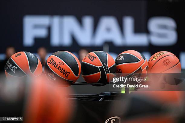 Turkish Airlines EuroLeague Final Four Abu Dhabi 2025 Official Ball during Turkish Airlines Euroleague Final Four Abu Dhabi 2025 Adidas NextGen...