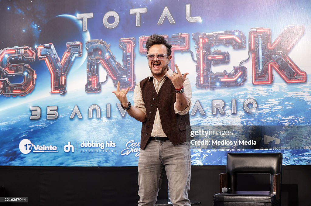 Syntek Instruments Mexican singer and composer Alex Syntek poses for a photo during a ...