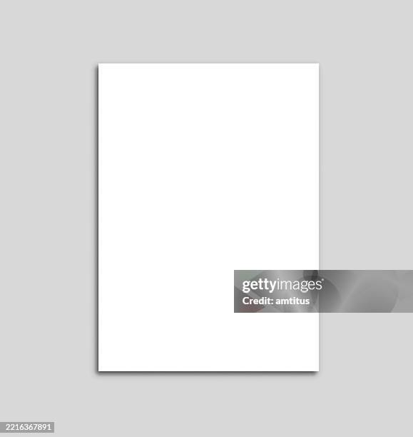 blank a4 - a4 paper stock illustrations