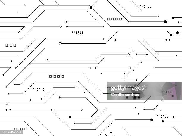 circuit background - complicated machine stock illustrations