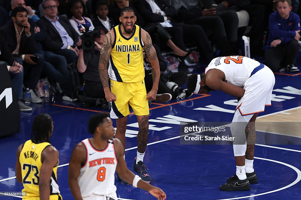 Indiana Pacers v New York Knicks - Game One