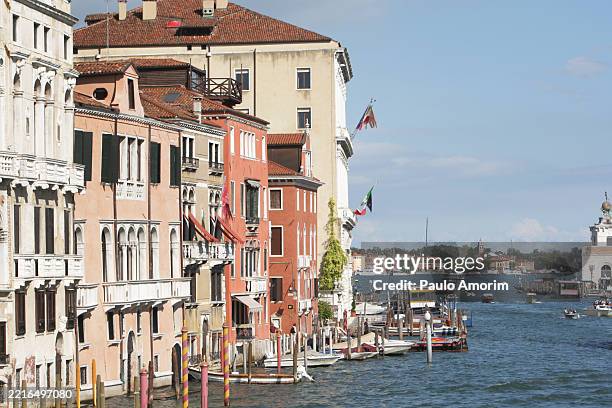 daily life venice in italy - riva stockfoto's en -beelden
