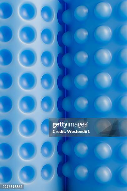Abstract Blue Textured Surface With Holes And Bumpy Pattern High-Res ...