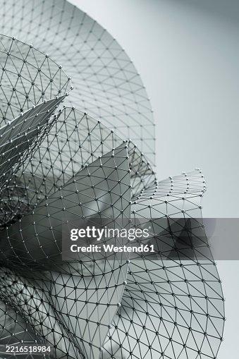 Abstract geometric wireframe structure representing connectivity and minimalism Abstract geometric wireframe structure representing connectivity and minimalism