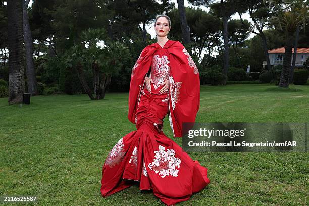 Coco Rocha attends the amfAR Gala Cannes 2025 presented by Chopard at Hotel du Cap-Eden-Roc on May 22, 2025 in Cap d'Antibes, France.