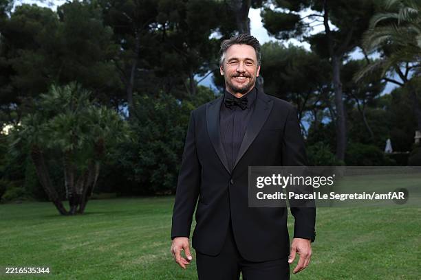 James Franco attends the amfAR Gala Cannes 2025 presented by Chopard at Hotel du Cap-Eden-Roc on May 22, 2025 in Cap d'Antibes, France.