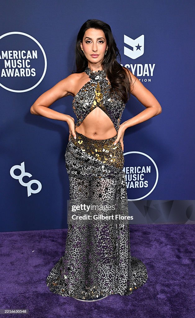 Nora Fatehi at the 2025 American Music Awards held at the... News Photo ...