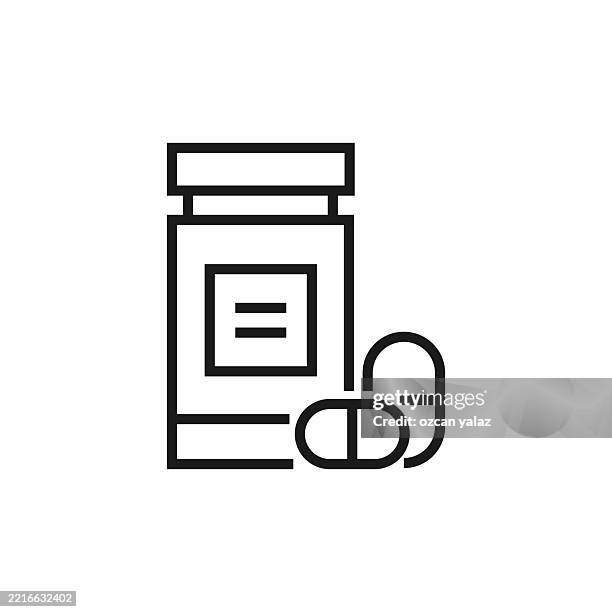 diabetes related line icons set. pixel perfect, editable stroke. vector illustration. - insulin pump stock illustrations