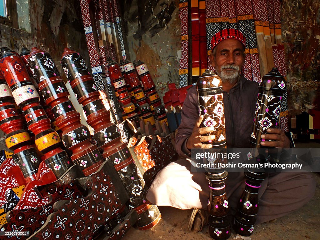Jhandi Area Jhandi Phases Through Different Processes Of Production High-Res Stock ...