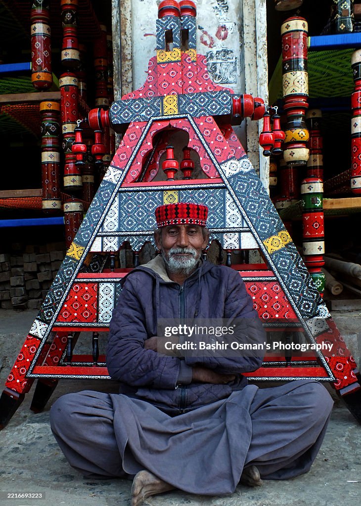 Jhandi Area Jhandi Phases Through Different Processes Of Production High-Res Stock ...