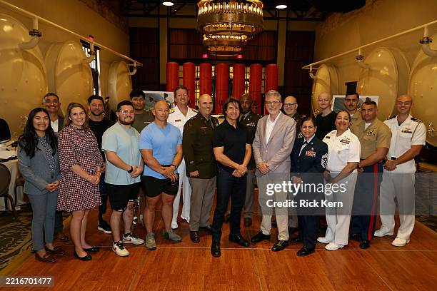 Tom Cruise and Christopher McQuarrie attend the "Mission: Impossible – The Final Reckoning" Texas PA Tour at Hotel Emma on May 22 in San Antonio,...