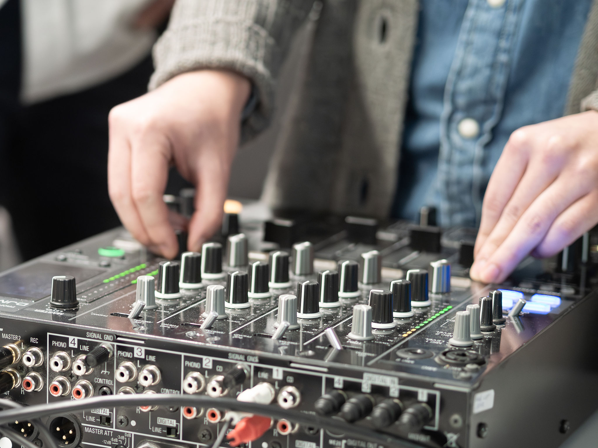 electronic music setup