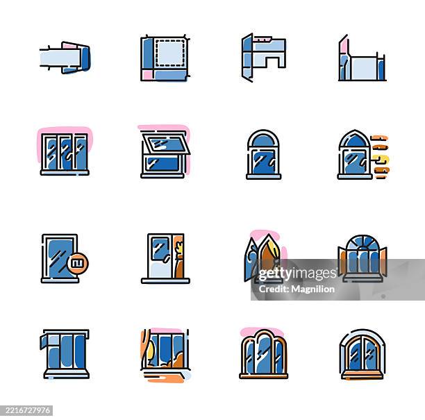 94 Window Frame Line Drawing Stock Photos, High-Res Pictures, and ...