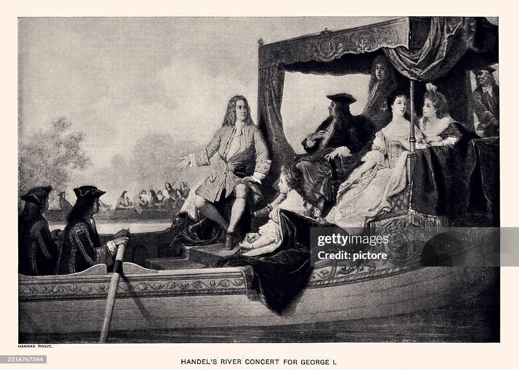 HANDEL'S RIVER CONCERT FOR GEORGE I : THAMES RIVER JULY 17, 1717 xxxl