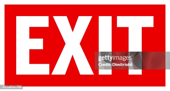 Exit sign Exit sign