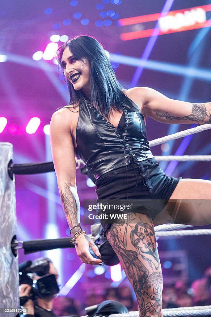 Rhea Ripley Tickets Rhea Ripley makes her entrance during Monday Night RAW at the Target ...