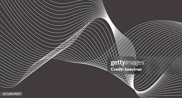 abstract fluidity line wave pattern element concepts background - bandwidth stock illustrations