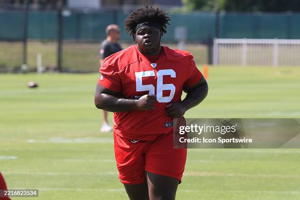 Brandon Matterson Tampa Bay Buccaneers Defensive Lineman Desmond Watson goes thru a ...
