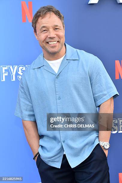 British co-creator, writer, executive producer and actor Stephen Graham attends Netflix's "Adolescence" ATAS event at the Television Academy Saban...