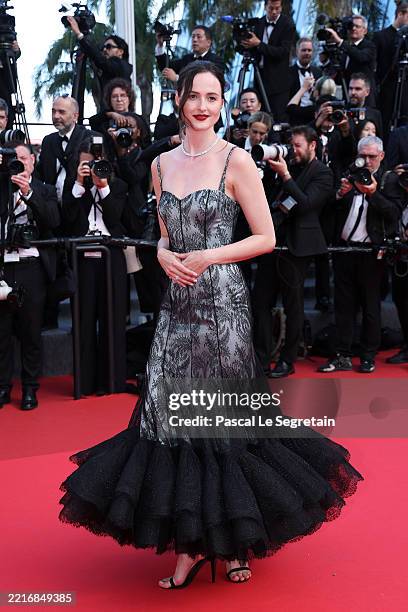 Renate Reinsve attends the closing ceremony red carpet at the 78th annual Cannes Film Festival at Palais des Festivals on May 24, 2025 in Cannes,...