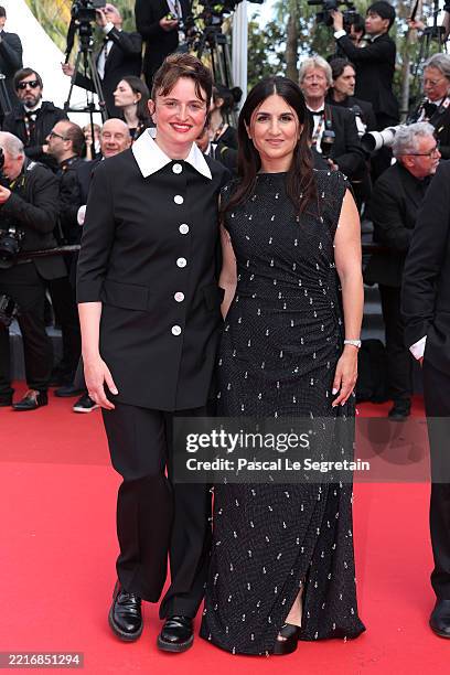 Camera d'Or Jury President Alice Rohrwacher and Caméra d'Or Jury Member Géraldine Nakache attend the closing ceremony red carpet at the 78th annual...