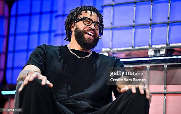British Columbia , Canada - 28 May 2025; JaVale McGee, 3x NBA Champion, Olympic Gold Medallist, Grammy Nominated Producer, NBA, on Marketing Summit...